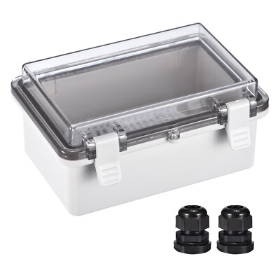 Junction Box Electrical Enclosure IP67 Waterproof ABS Plastic 5.9x3.9x2.8 Inch