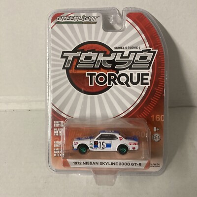 GreenLight GREEN MACHINE Nissan Skyline 2000 GT-R Tokyo Torque CHASE Series 5