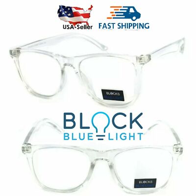 Blue Light Blocking Glasses Computer Gaming Vision Care Protection-1009 CL