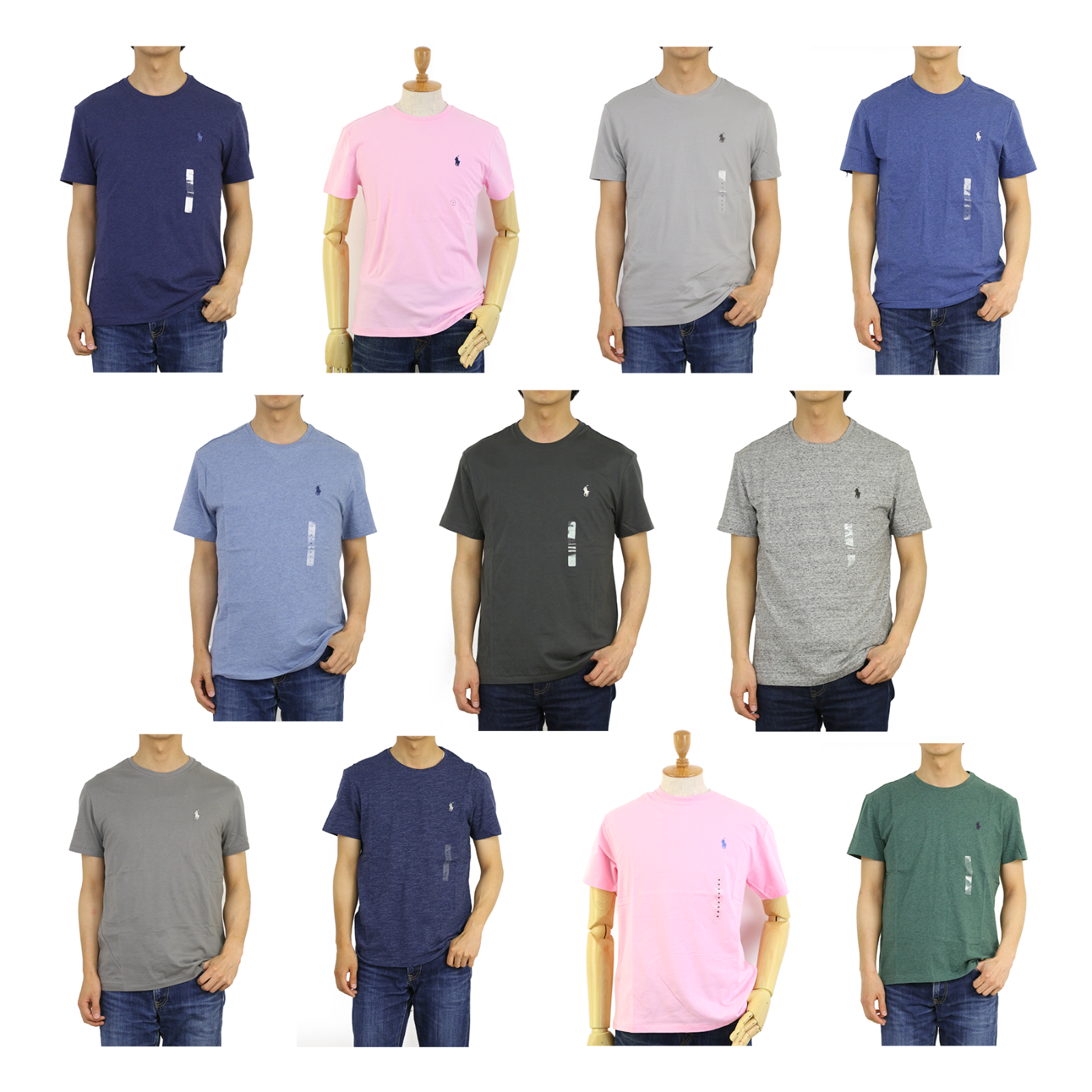 

Polo Ralph Lauren Мужская футболка с круглым вырезом стандартного размера S, L, XL, XL, XXL
