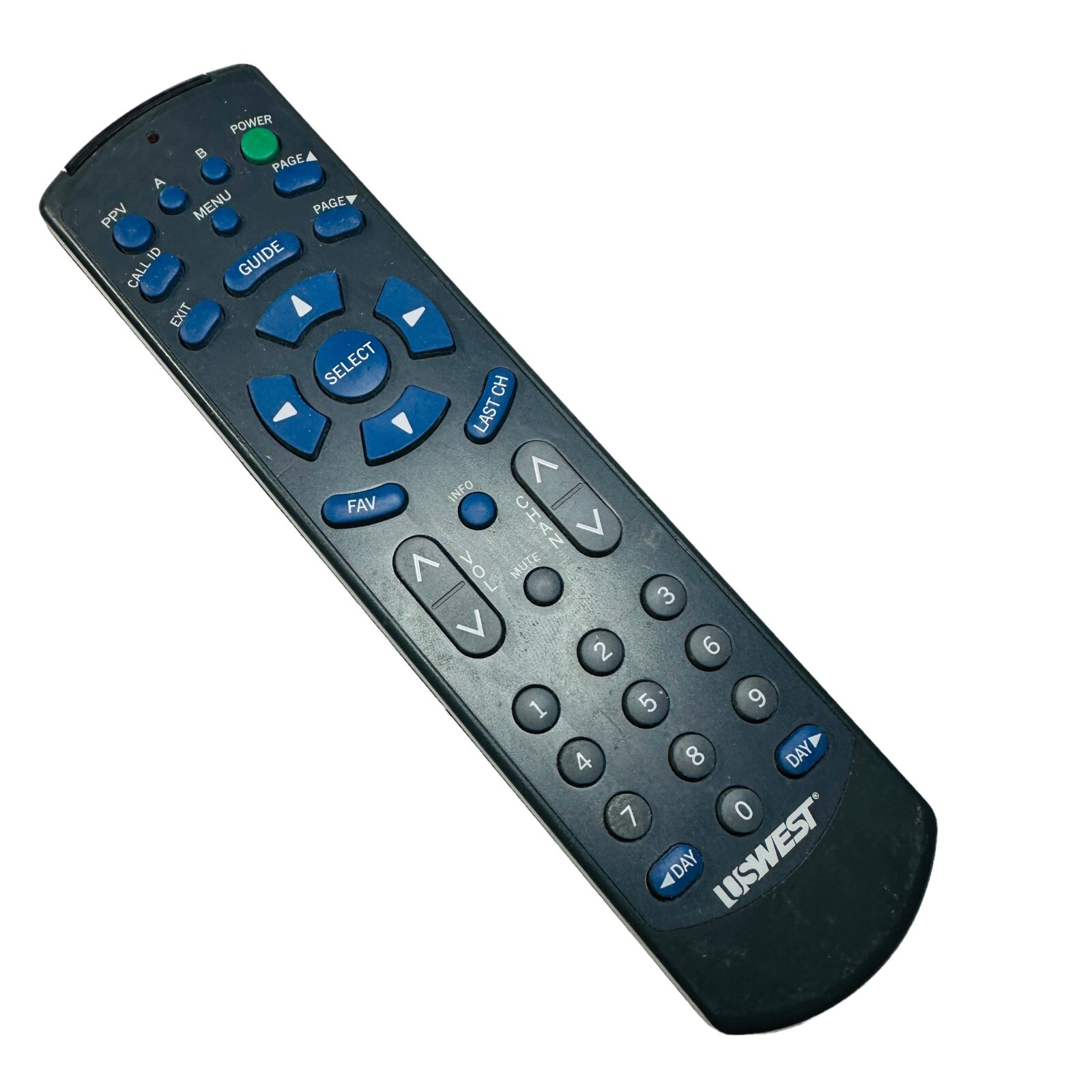 Genuine USWest SRC-200 Remote Control Black Fully Working