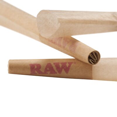 RAW Cones Single Size Dogwalker: 150 Pack - Mini Pre Rolled Cones Shorter Tha...