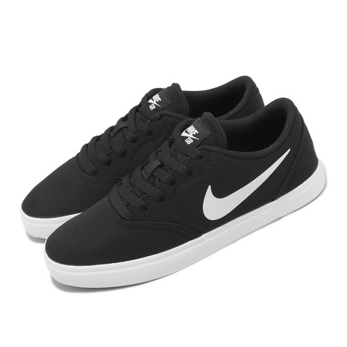 

Детская молодежная обувь для скейтбординга Nike SB Check CNVS GS Black White 905373-003, Черный, Sb Check Cnvs Gs