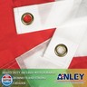 Anley EverStrong Series France Flag 3x5 Foot Heavy Duty - Embroidered and Sewn Stripes - 4 Rows of Lock Stitching - French National Banner Flags with Brass Grommets 3 X 5 Ft