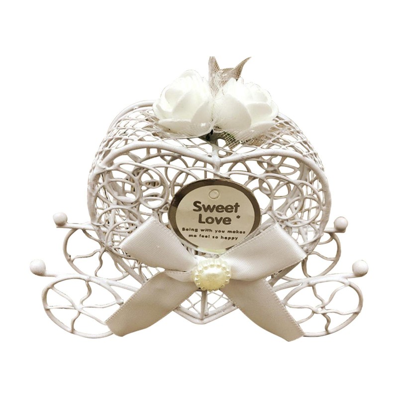Wedding Guest Gift Box Heart Shape Candy Box Wedding Party Table Decoration