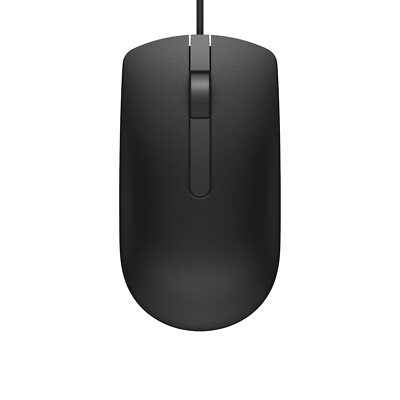 Dell MS116-BK (275-BBCB) Wired USB Optical Mouse - Black