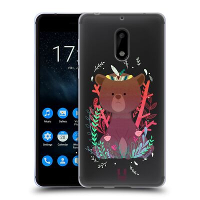 HEAD CASE DESIGNS WOODLAND ANIMALS SOFT GEL CASE FOR NOKIA PHONES 1