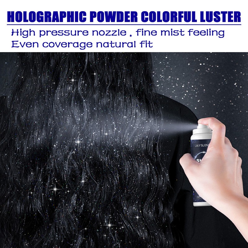 Glitter Spray 60 ml Glitter Spray For Hair And Body Nightclub Party Body Glitter