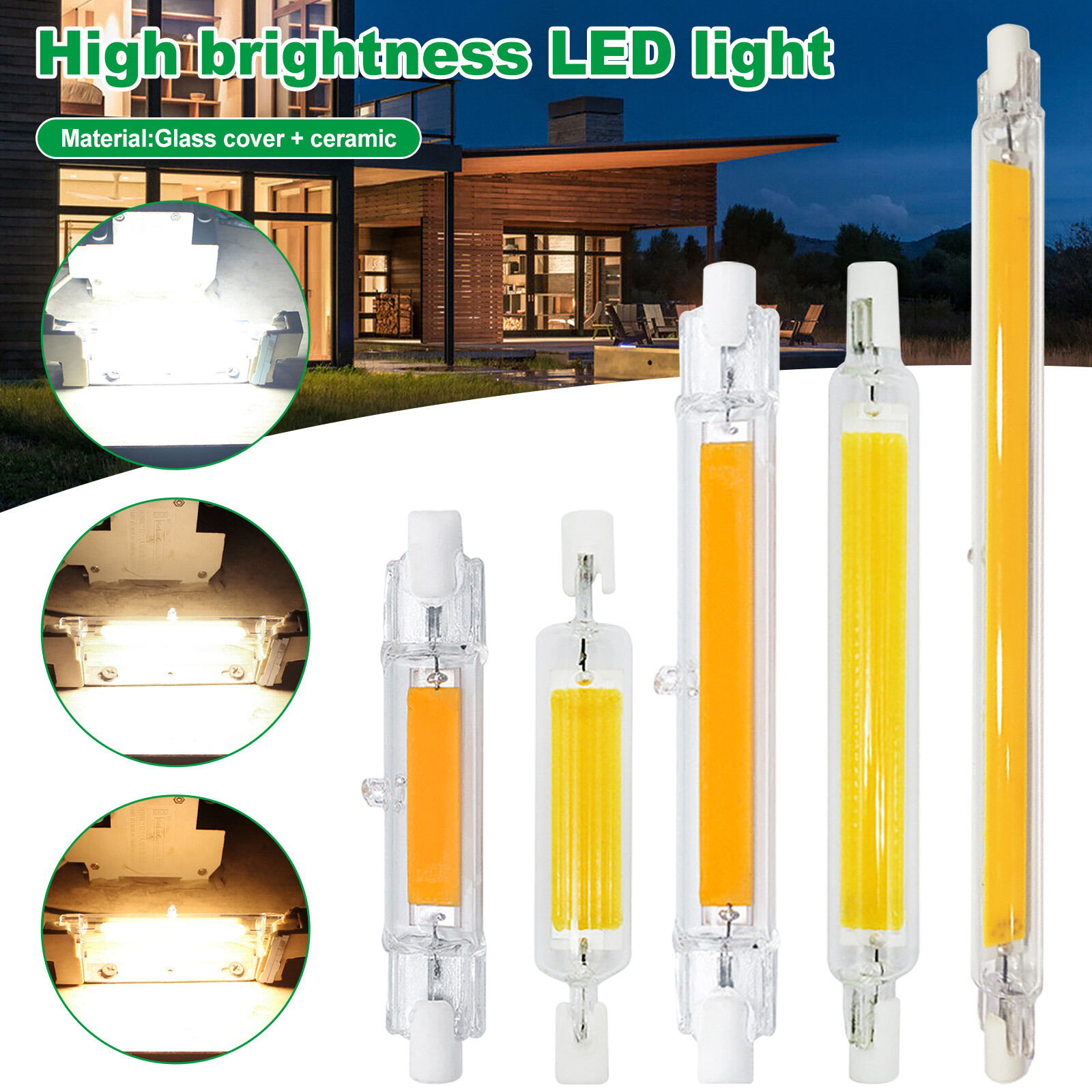 Cob Light Dimmable Flood Halogen Lamp 5w 10w 20w