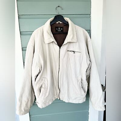 Vintage S/M corduroy bomber jacket oversized 90s grunge