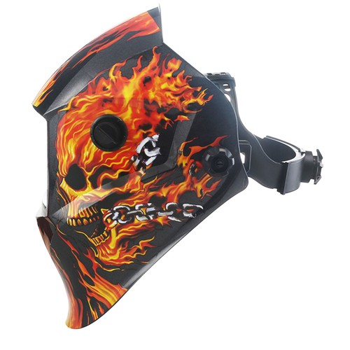 Large Viewing True Color Solar Powered Auto Darkening Welding Helmet Welder Mask