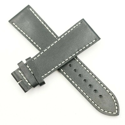 NEW OLD STOCK - 24 MM - GENUINE LEATHER WATCH STRAP - NOS BRACELET - OEM BAND