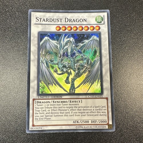 Stardust Dragon CT07-EN021 Super Rare Limited Edition Yugioh