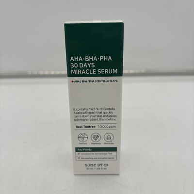 [ SOME BY MI ] AHA.BHA.PHA 30 Days Miracle Serum 50ml +1 sample US Seller Sale