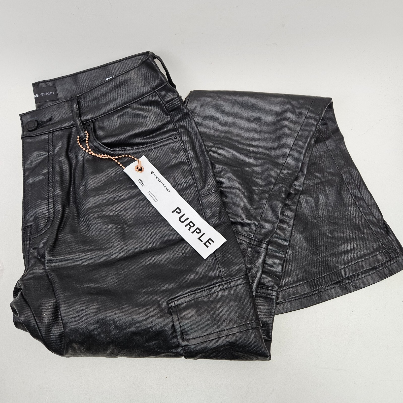 パンツ 00s buffalobobs cargo flara pants zip Metro Fusion - Purple Brand P004 Flare Pressed Coated Jean