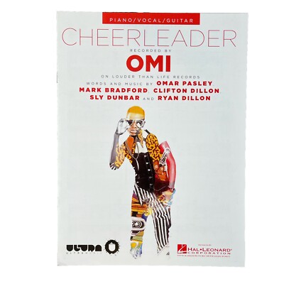 Cheerleader Sheet Music Piano Vocal Guitar Omi NEW New Hal Leonard