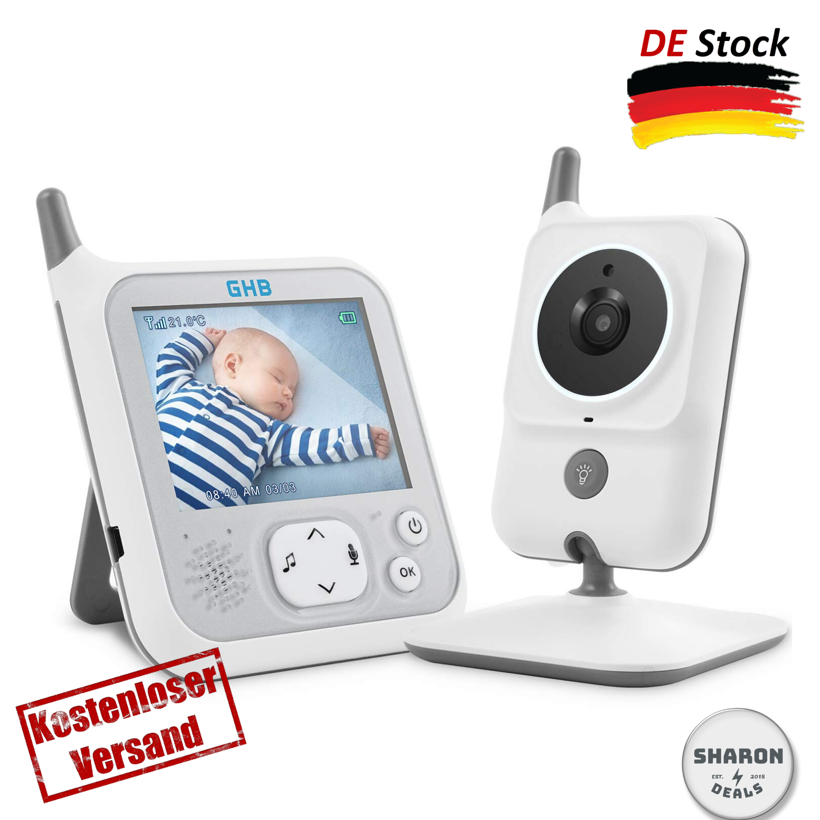 Supporto Universale Per Baby Monitor - Regolabile, Compatibile Con GHB, OBVHNUA, Momcozy, Philips Avent E Altri - Foto 7