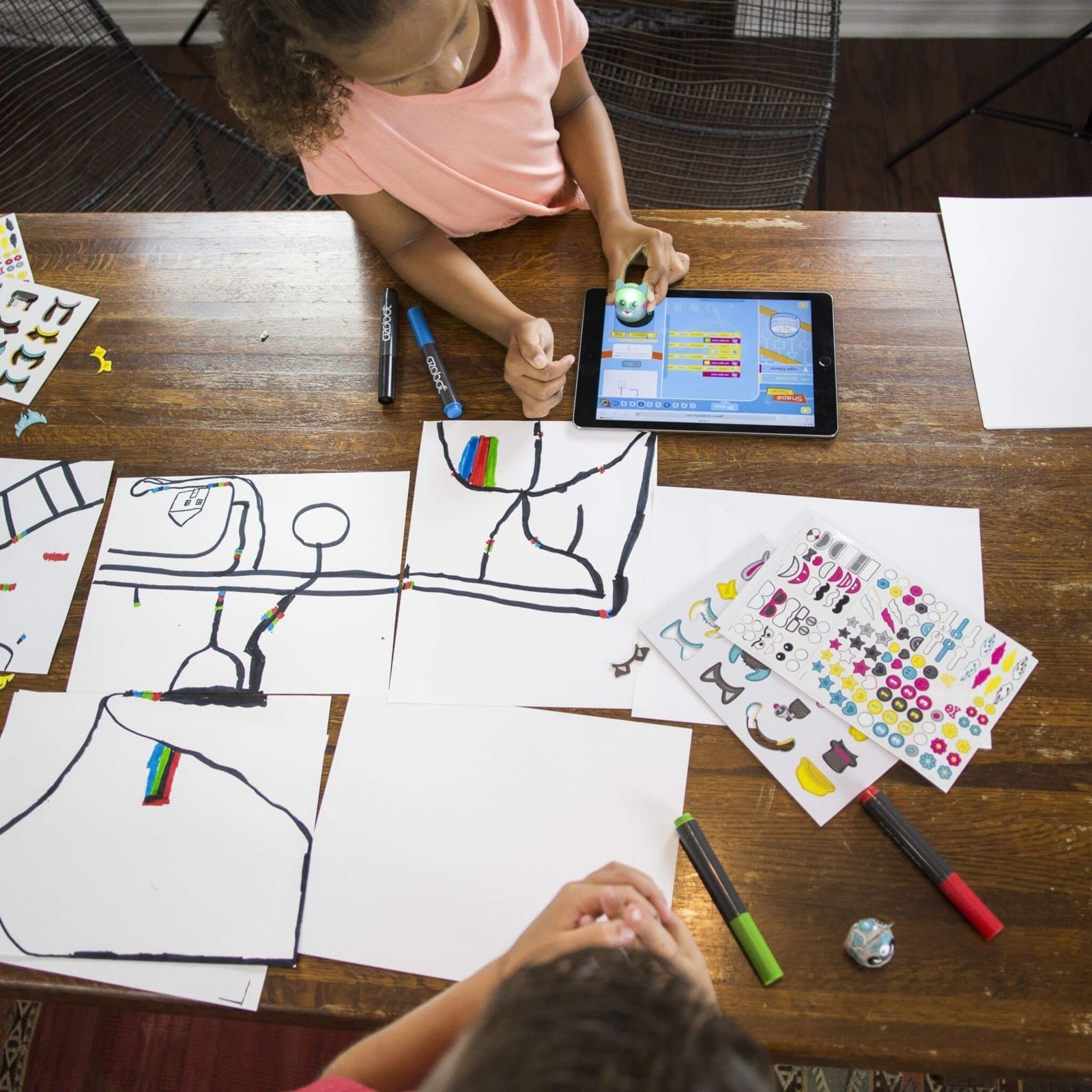 Ozobot 2.0 Bit Starter Pack Smart Robot New Blue STEM Coding Robotics USA Seller