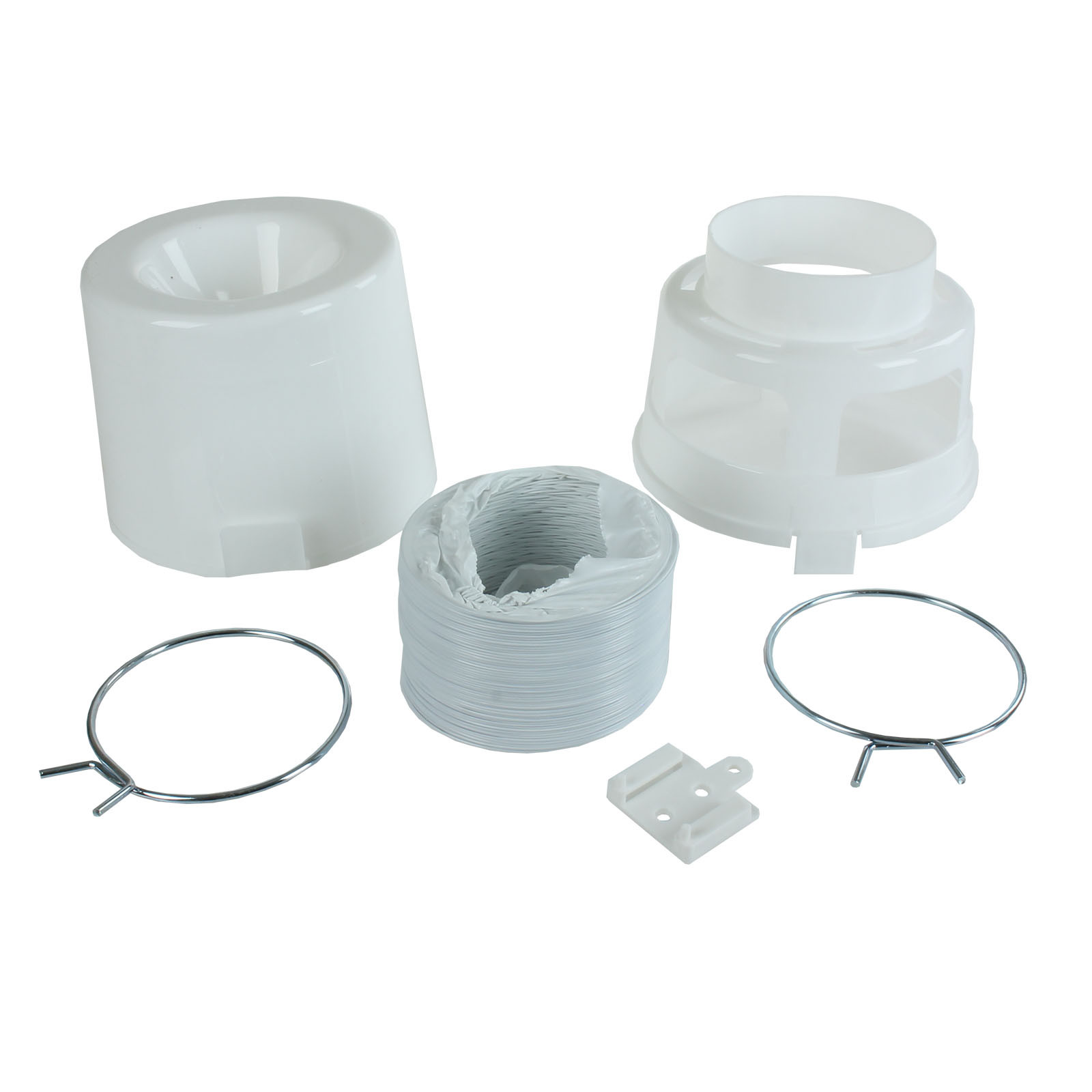 Wall Vent Kit Box Hose Water Pipe Condenser Bucket 4ft For Bush Tumble