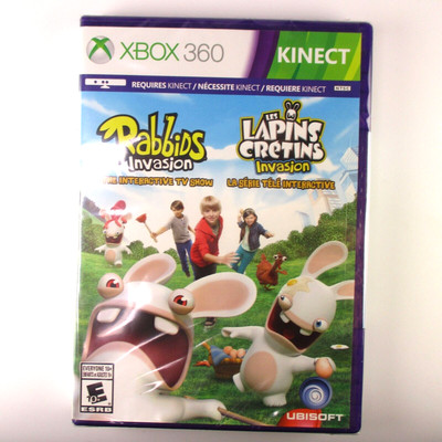 Rabbids (Les Lapins Cretins) Invasion - Interactive Show XBox 360 - New Sealed