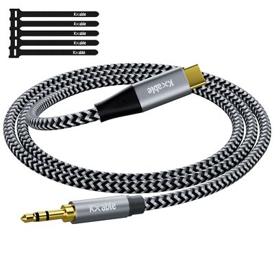 USB C to 3.5mm Audio Cable 20 FT, Hi-Fi Stereo Type C to Aux Headphone Jack, ...