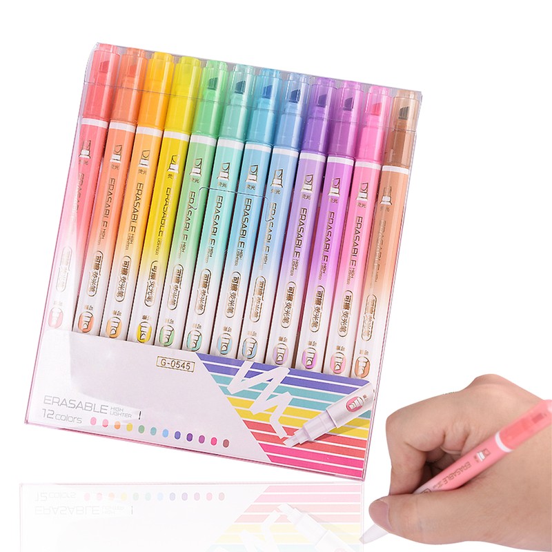 Erasable Highlighter Aesthetic Pastel Colors Highlighter Set