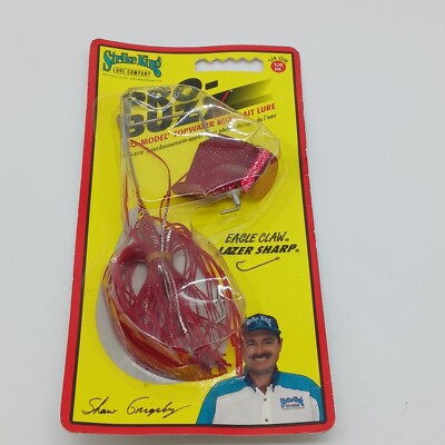 Strike King  Mini Pro-Buzz Topwater Buzzbait 1/4 oz White 14PBM-212