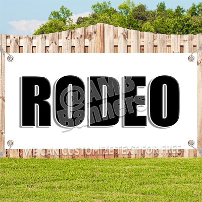 Vinyl Banner Multiple Sizes RODEO Business Outdoor
