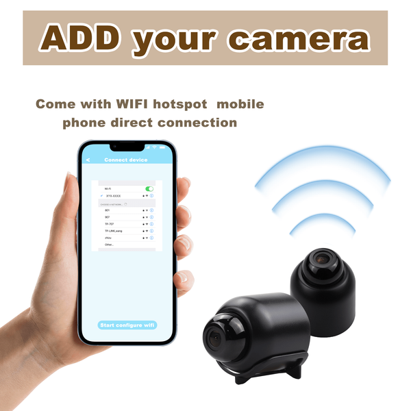 Mini Spy Camera WiFi HD 1080P Hidden IP Night Vision Camcorder Home Security Cam - Image 33