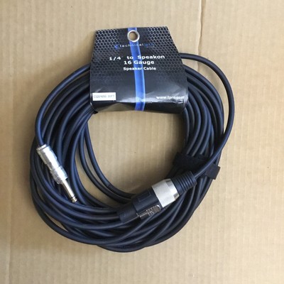 TECHNICAL PRO 1/4 TO SPEAKON 16 GAUGE 50 FEET CABLE