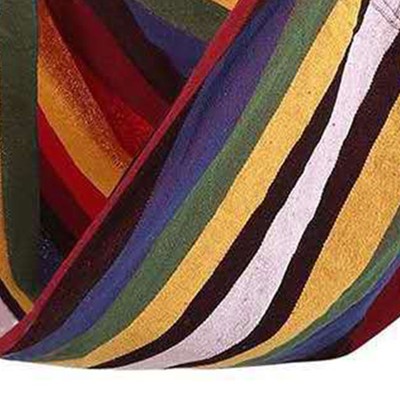 Colorful Stripe Hammock Swing Chair For Indoor Use QH1