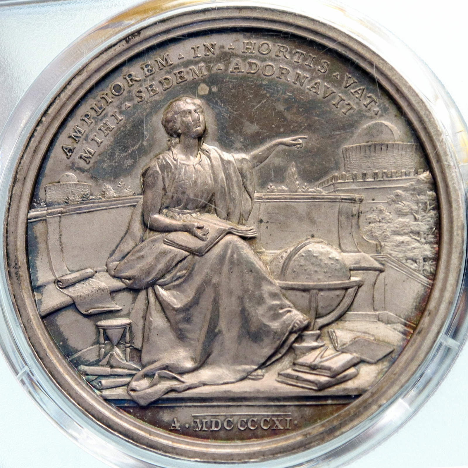 市場】1911年 バチカン キリスト教 教皇ピウス10世 銀製標本メダル