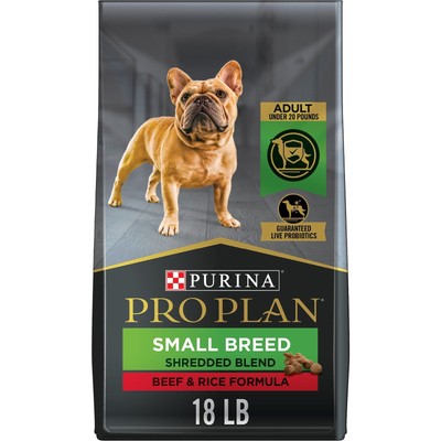 Pro Plan Specialized Shredded Blend Beef & Rice Formula High Protein Small Breed