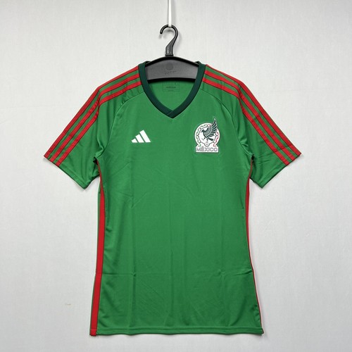 Adidas Mexico Home Fan Jersey 2022 Мужская спортивная футбольная зеленая футболка #858