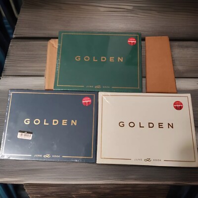 3 cd set Jung Kook (BTS) - Golden - Substance , Solid ,Shine ALL SETS #2