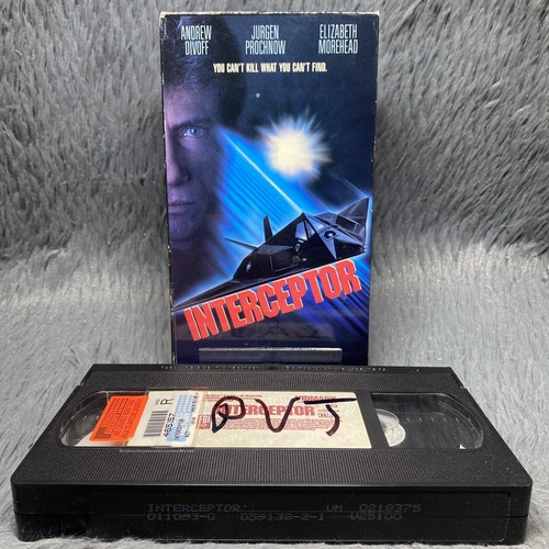 Interceptor VHS 1992 Terrorists Steal Top Secret VR Stealth