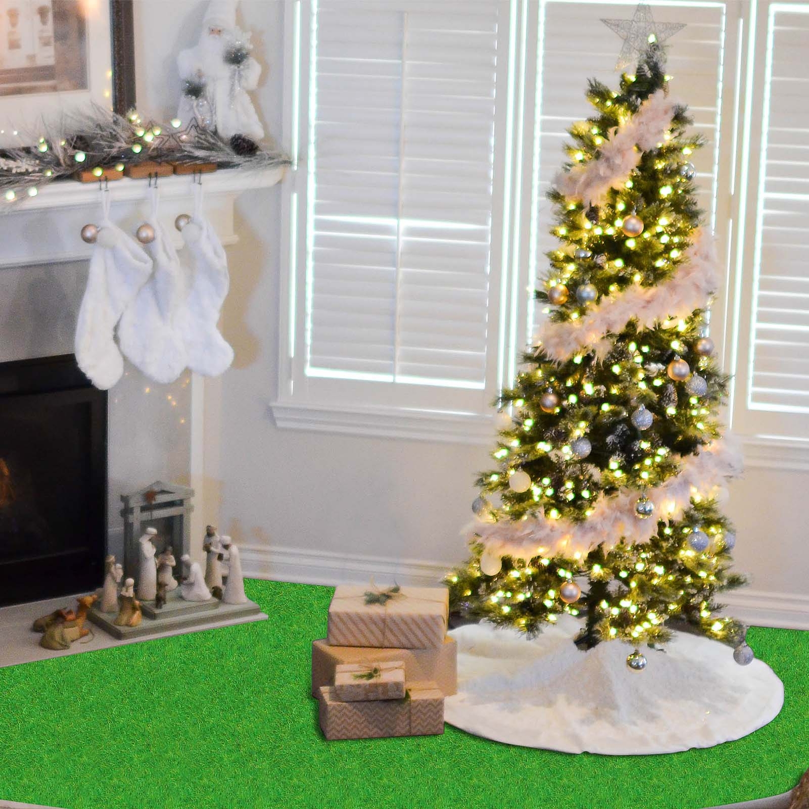 1 Roll 0.4mX1m Model Grass Mat Green Artificial Lawn Turf Carpets Model Layout