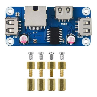 Ethernet Port Module USB Hub Expansion Board USB HUB InterFace For Raspberry Pi