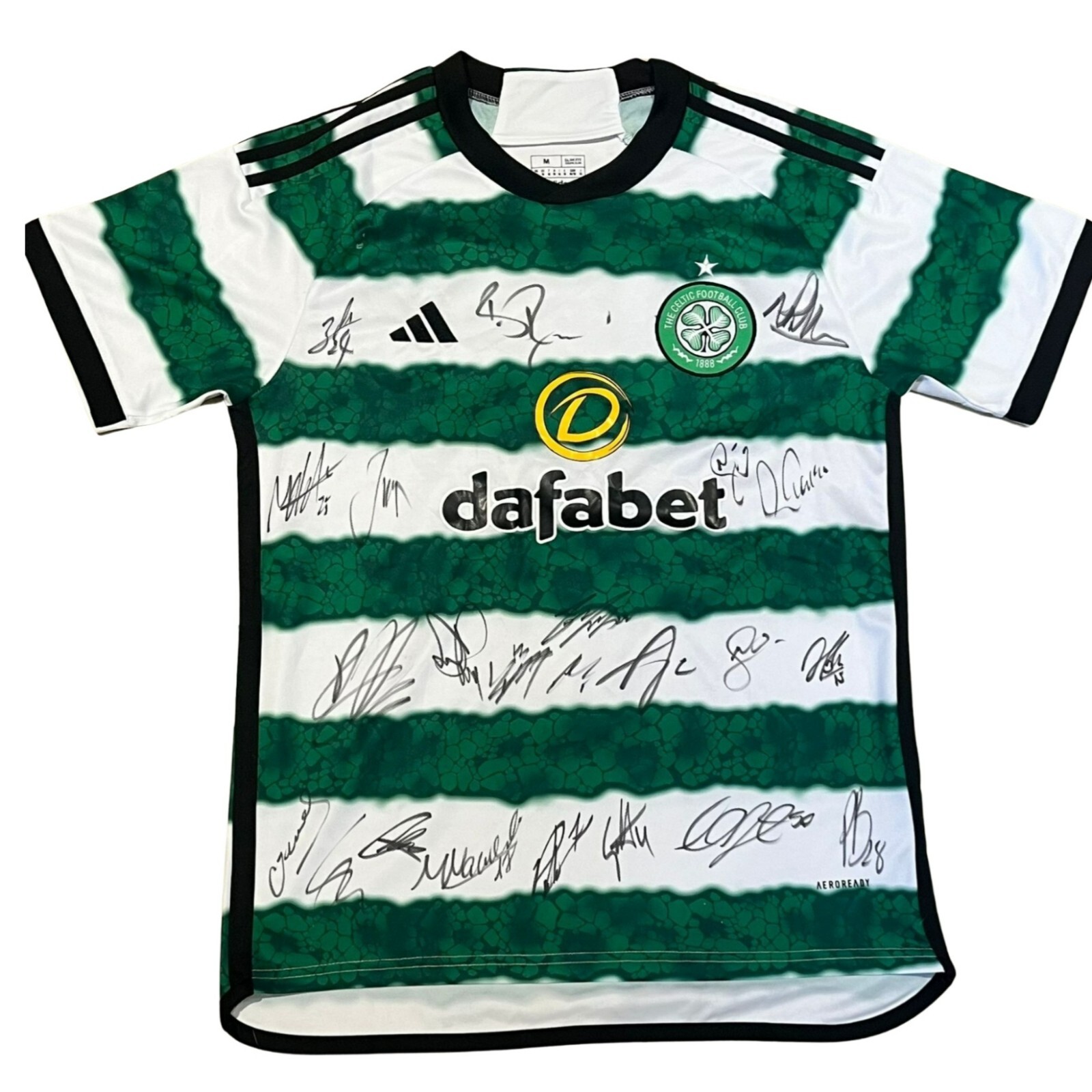 NEW 2023 2024 Celtic Signed Shirt Autographed Jersey Display with