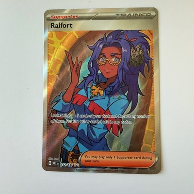 Pokémon Prismatic Evolutions #142 Raifort Full Art Foil Ultra Rare