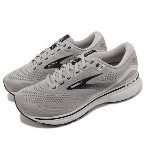 

Мужские кроссовки Brooks Ghost 15 4E Extra Wide ALLOY BLACK Grey 1103934E098, Ghost 15 4e Extra Wide