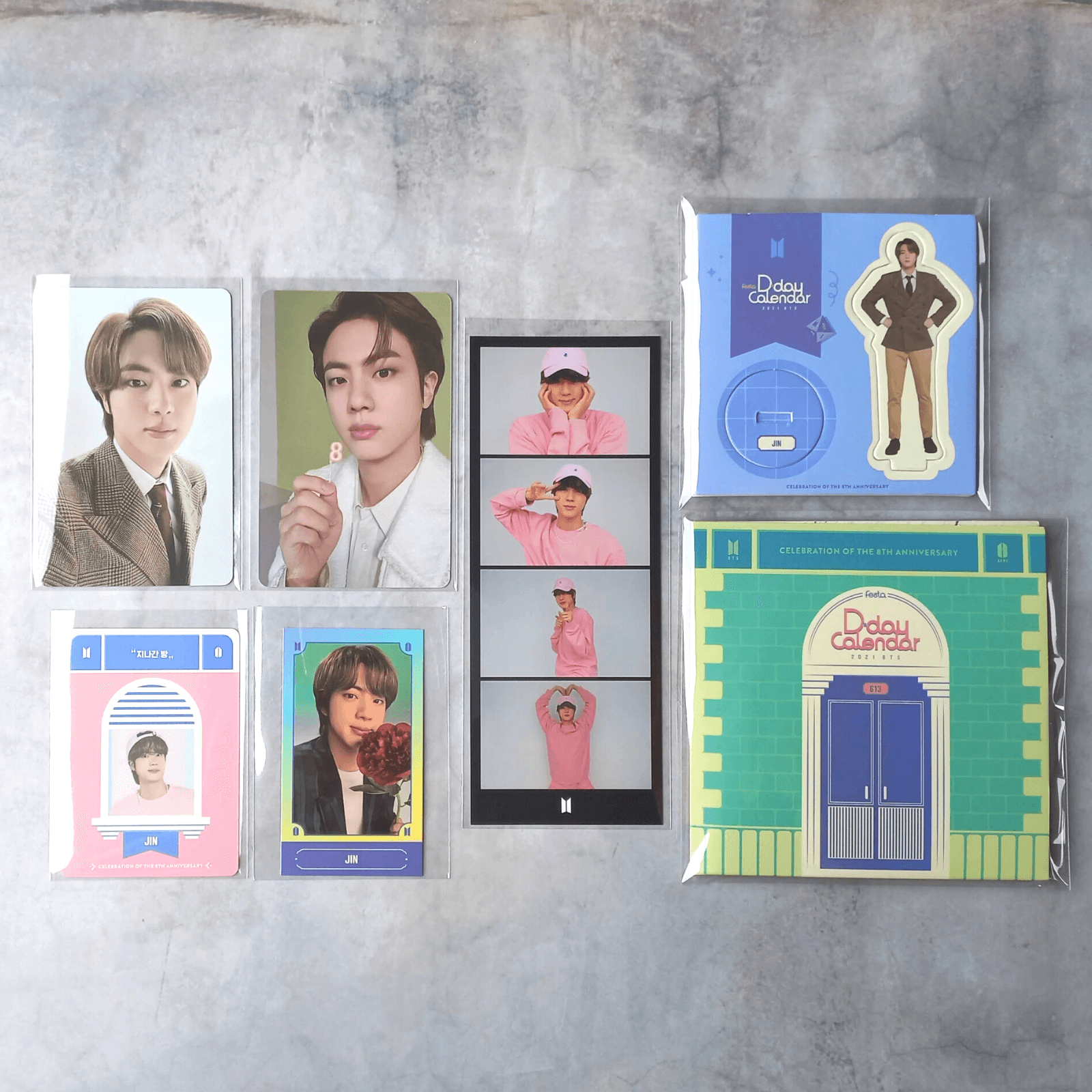 BTS D-day カレンダー BTS 2021 Festa D-Day Calendar 8th Anniversary Compelete Set