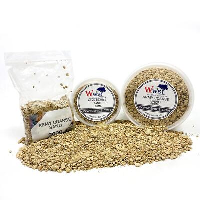 Army Coarse Sand | Wargame Scenery & Basing Material
