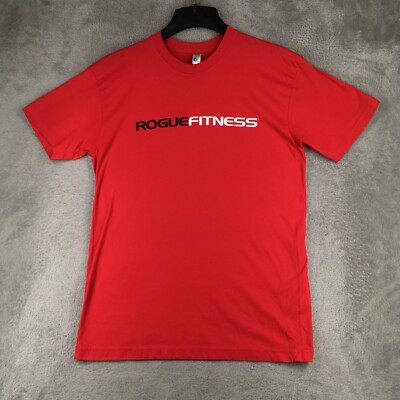 Rouge Fitness T Shirt Mens Large Red Fitness Workout Lifting High Speed Low Drag