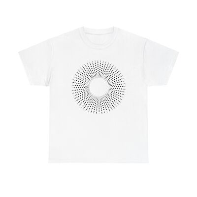Simply Circles - optical illusion geometric Geometry math art T-Shirt for nerds