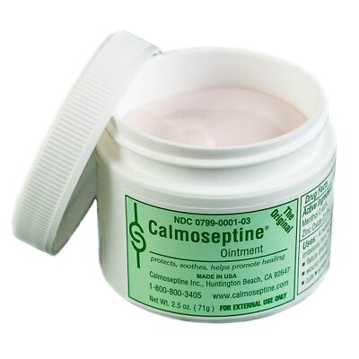 Skin Protectant Ointment Calmoseptine, Scented 2.5oz Jar