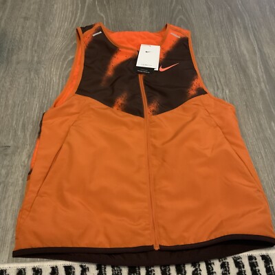 Nike Sportswear Therma-Fit Repel Wild Run Synthetic-Fill Vest Men s Size: Large