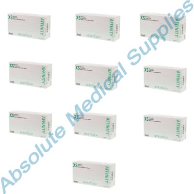 Ansell Micro-Touch Affinity Powder-Free Neoprene Medic X-Small 1,000 Gloves 3770