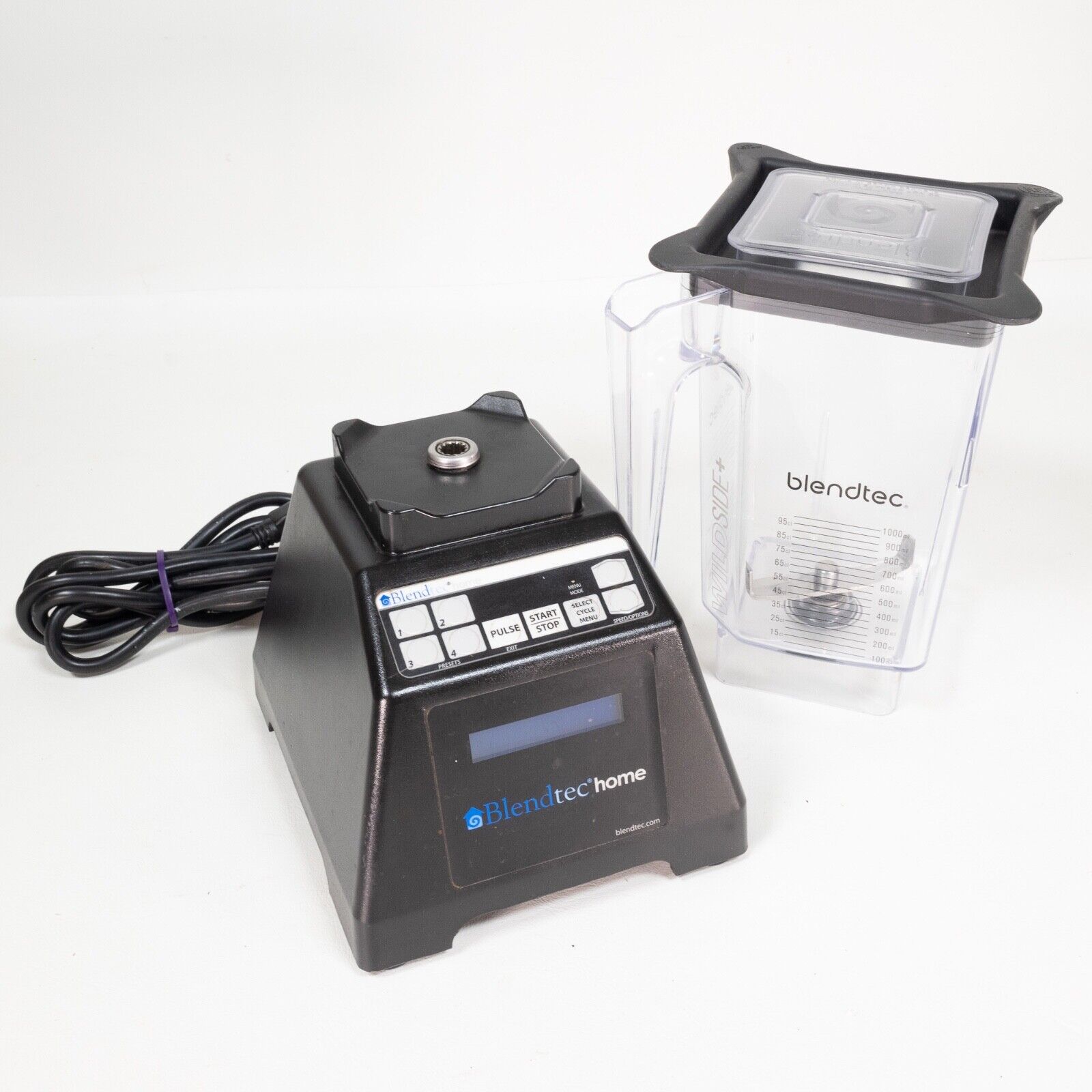 Black Blendtec Home ES3 Countertop Total Blender Motor