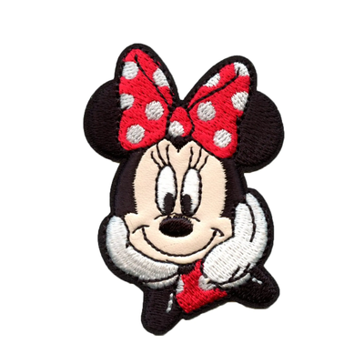 Disney Minnie Mouse Patch Animals Kids Movie Embroidered Iron On